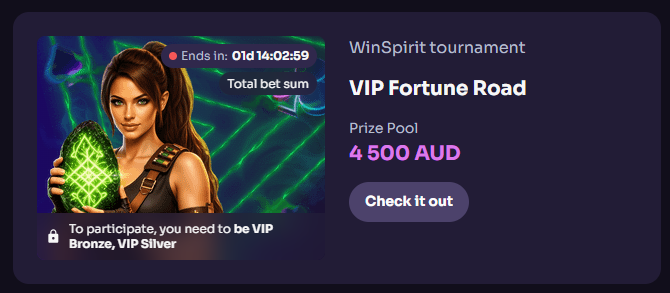 WinSpirit Bonus-Aktion